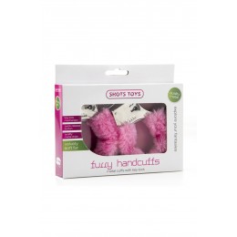 Shots Toys Menottes fourrure Shots - rose