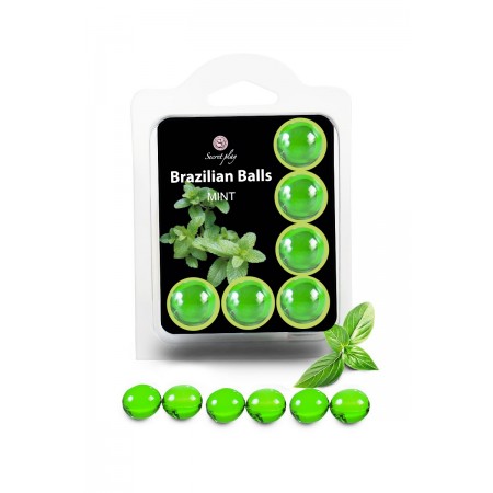 Secret Play 6 Brazilian Balls - menthe