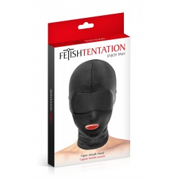 Fetish Tentation Cagoule BDSM bouche ouverte - Fetish Tentation