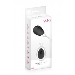 Yoba Oeuf vibrant Love Egg 2 noir - Yoba