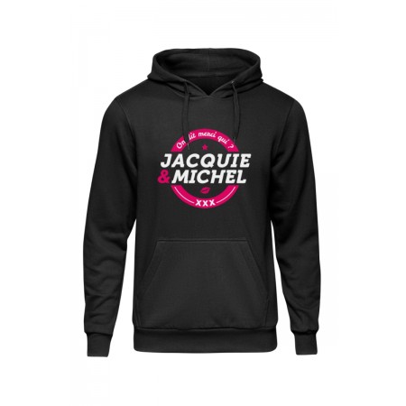 Jacquie & Michel Sweat à capuche J&M logo rond