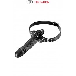 Fetish Tentation Bâillon double gode black - Fetish Tentation