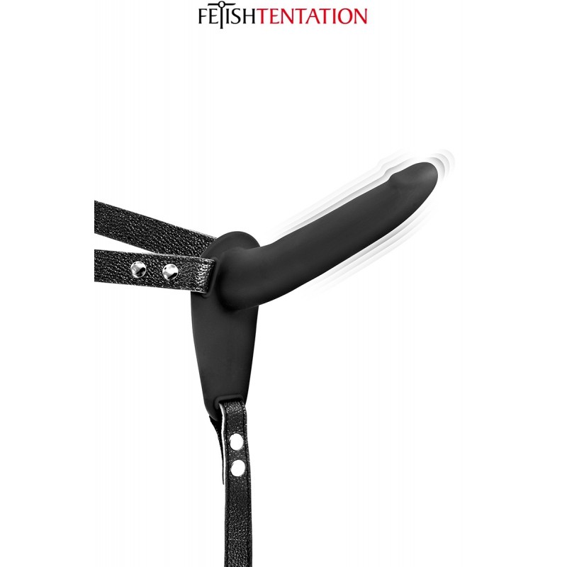 Fetish Tentation Gode ceinture noir vibrant Fetish Tentation