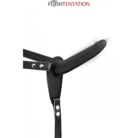 Fetish Tentation Gode ceinture noir vibrant Fetish Tentation