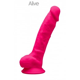 Alive Gode double densité Adam S - rose