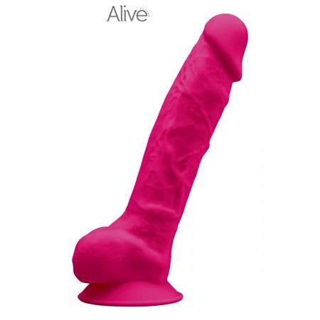 Alive Gode double densité Adam L - rose