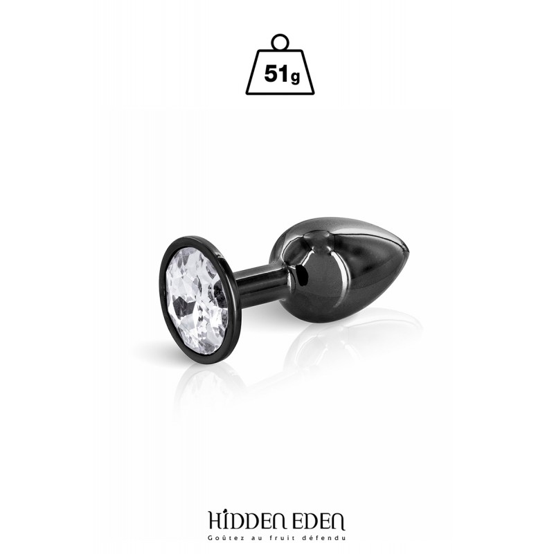 Hidden Eden Plug bijou aluminium noir S - Hidden Eden