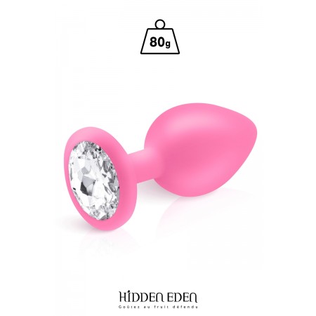 Hidden Eden Plug bijou silicone rose L - Hidden Eden