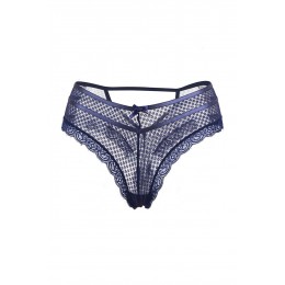 Paris Hollywood Tanga bleu dentelle - Paris Hollywood