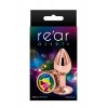 NS Novelties Plug anal aluminium rose gold S - Rear Assets