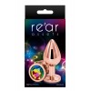 NS Novelties Plug anal aluminium rose gold M - Rear Assets