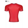 Regnes T-shirt wetlook rouge - Regnes