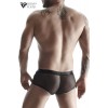 Regnes Boxer noir wetlook et mesh - Regnes