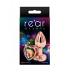 NS Novelties Plug anal aluminium coeur Rose Gold S - Rear Assets