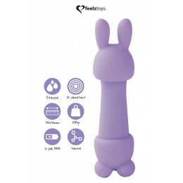 Feelztoys Mini vibromasseur Mister Bunny violet - Feelztoys