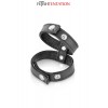 Fetish Tentation Double cockring simili cuir - Fetish Tentation