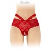 Fashion Secret Culotte ouverte rouge Marie - Fashion Secret