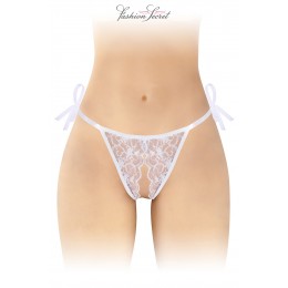 Fashion Secret String blanc ouvert à nouer Stella - Fashion Secret