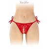 Fashion Secret String rouge ouvert à nouer Stella - Fashion Secret