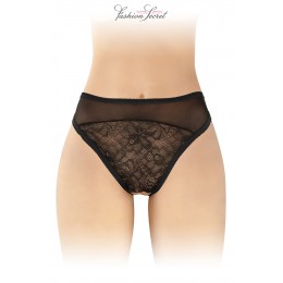 Fashion Secret Tanga noir ouvert Ava - Fashion Secret