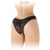 Fashion Secret Tanga noir ouvert Ava - Fashion Secret