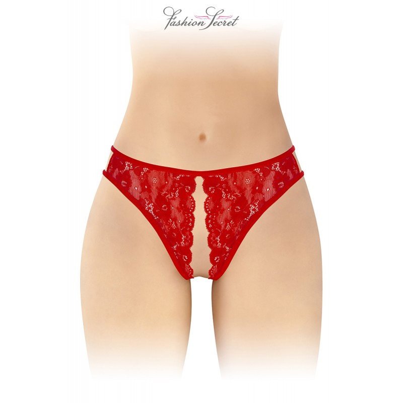 Fashion Secret String rouge ouvert Victoria - Fashion Secret