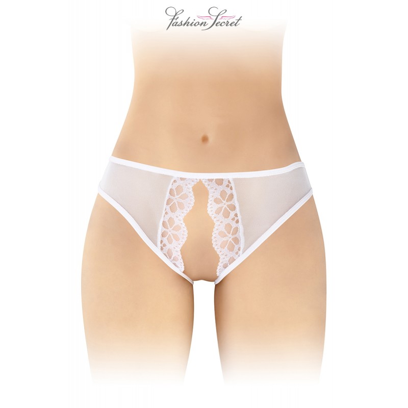 Fashion Secret Culotte blanche ouverte Ambre - Fashion Secret