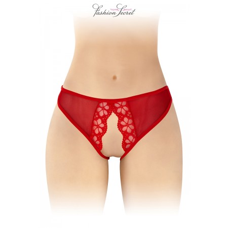 Fashion Secret Culotte rouge ouverte Ambre - Fashion Secret