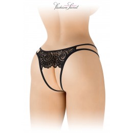 Fashion Secret Culotte noire ouverte Annette - Fashion Secret