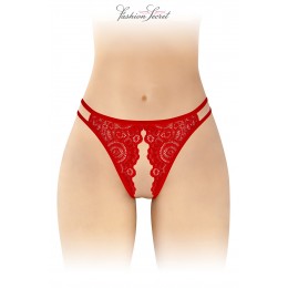 Fashion Secret Culotte rouge ouverte Annette - Fashion Secret