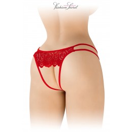 Fashion Secret Culotte rouge ouverte Annette - Fashion Secret