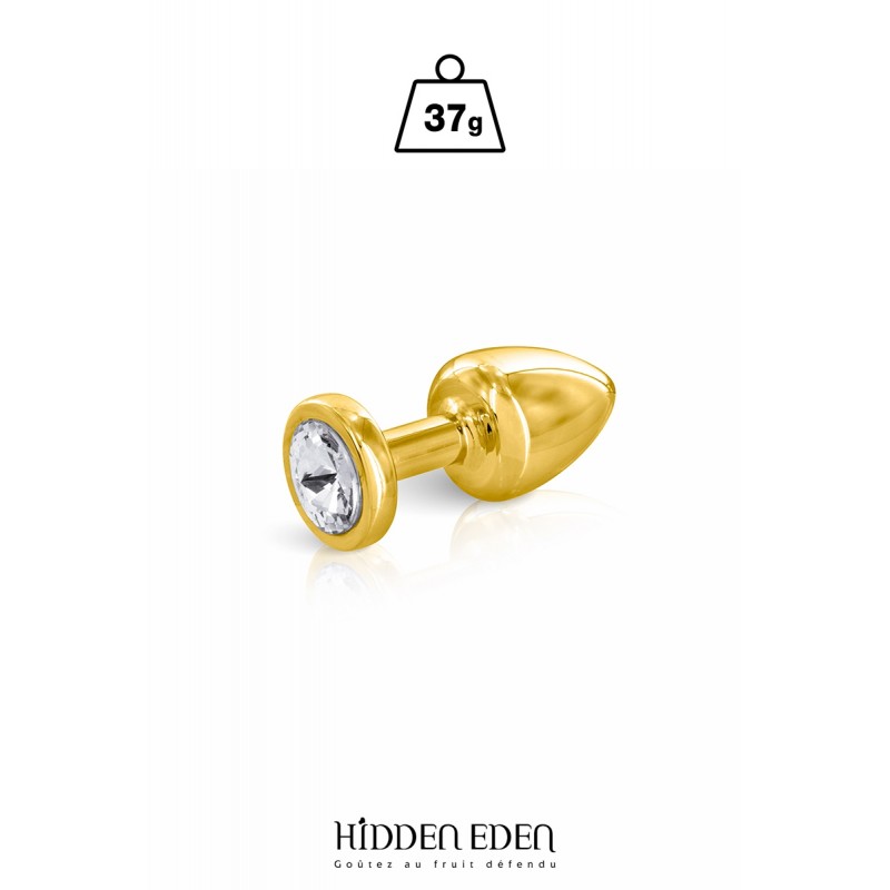 Hidden Eden Plug bijou aluminium gold XS - Hidden Eden