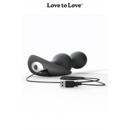 Love To Love Plug anal vibrant Twinny Bud noir