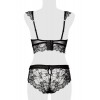 Grey Velvet Ensemble culotte et balconnet dentelle - Grey Velvet