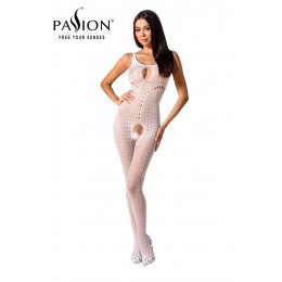 Passion bodystockings Combinaison résille BS078 - Blanc