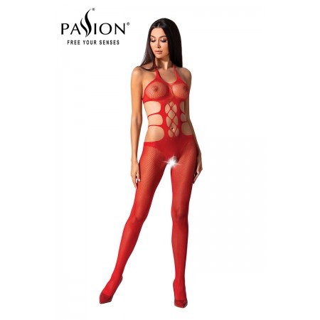 Passion bodystockings Combinaison résille BS084 - Rouge