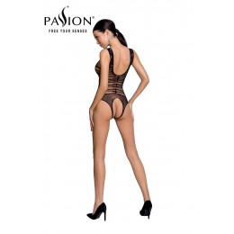 Passion bodystockings Body résille ouvert BS086 - Noir