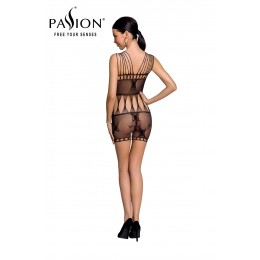 Passion bodystockings Robe nue résille BS090 - Noir