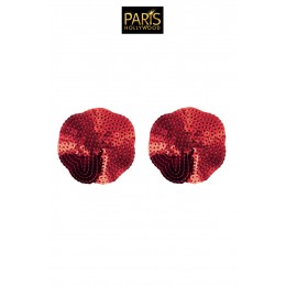 Paris Hollywood Nipples rouges sequin - Paris Hollywood