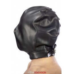 Fetish Tentation Cagoule BDSM fermée simili cuir - Fetish Tentation