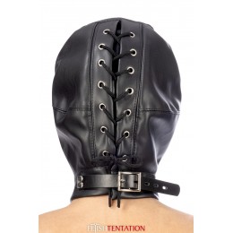 Fetish Tentation Cagoule BDSM fermée simili cuir - Fetish Tentation