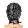 Fetish Tentation Cagoule BDSM simili cuir avec baillon amovible - Fetish Tentation