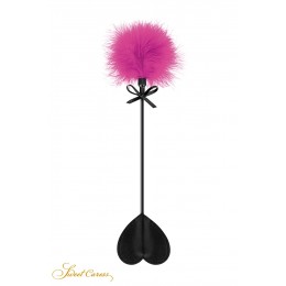 Sweet Caress Tapette coeur avec pompon fuchsia - Sweet Caress