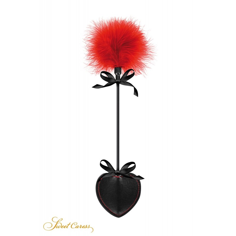 Sweet Caress Tapette pique avec pompon rouge - Sweet Caress