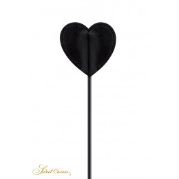 Sweet Caress Tapette coeur avec pompon noir - Sweet Caress