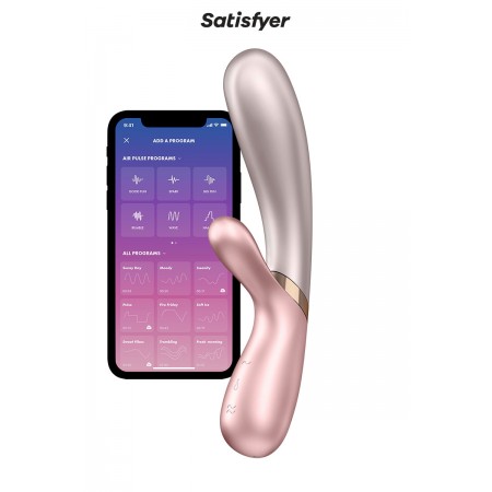 Satisfyer Rabbit chauffant Hot Lover rose - Satisfyer