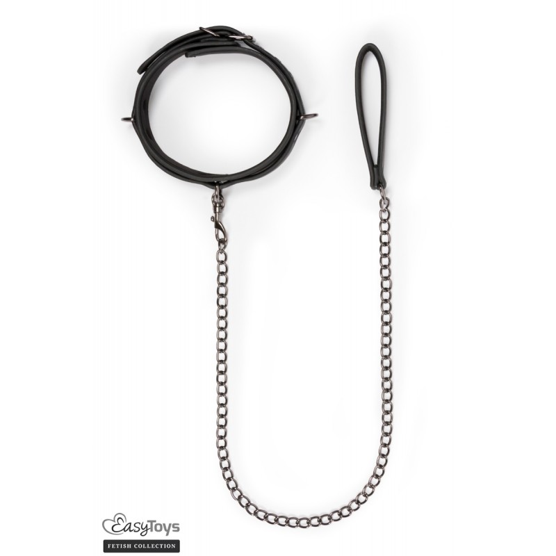 Easytoys Fetish Collection Collier fétichiste et laisse - Easytoys Fetish Collection