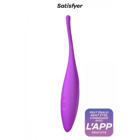 Satisfyer Stimulateur connecté Twirling Joy fuchsia - Satisfyer