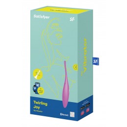 Satisfyer Stimulateur connecté Twirling Joy fuchsia - Satisfyer