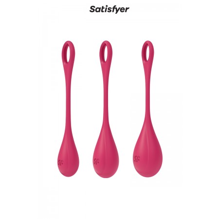 Satisfyer Kit d'entrainement pelvien Yoni Power 1 Rouge - Satisfyer